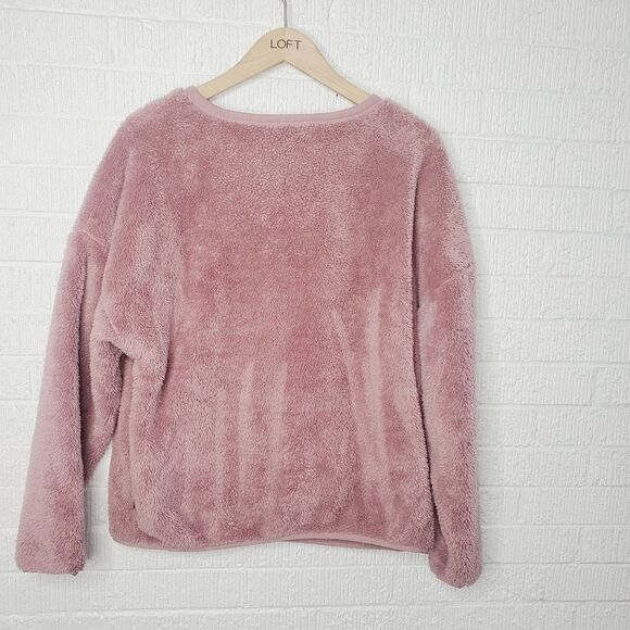 Pink fuzzy sweatshirt - Picture 5 of 6